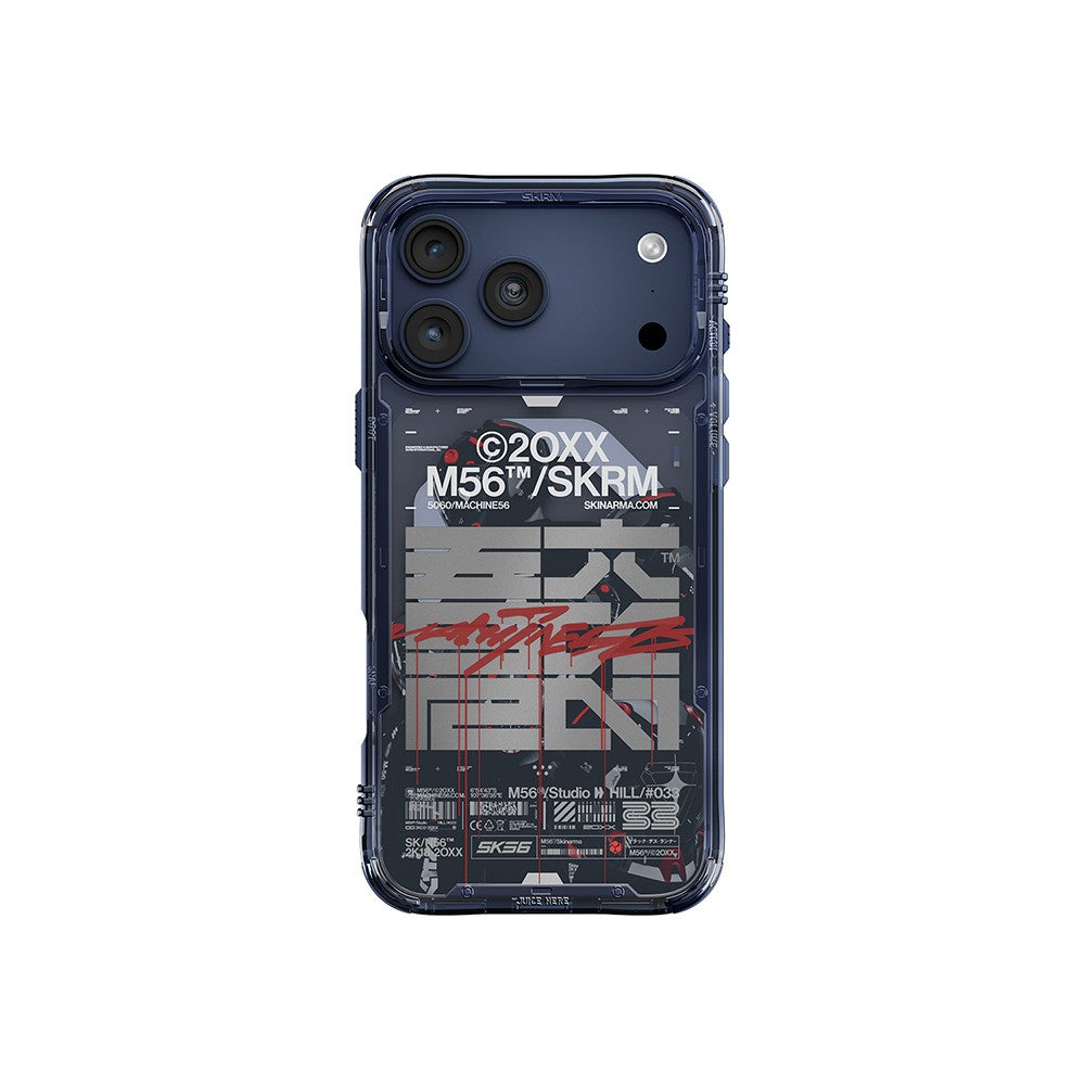 Apple iPhone 17 Pro Max Kılıf Skinarma M-Safe Şarj Özellikli IML Baskılı X M56 Kapak