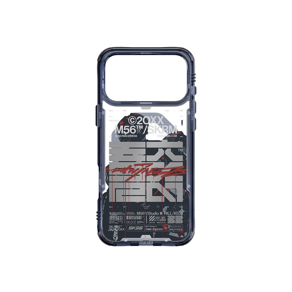 Apple iPhone 17 Pro Max Kılıf Skinarma M-Safe Şarj Özellikli IML Baskılı X M56 Kapak