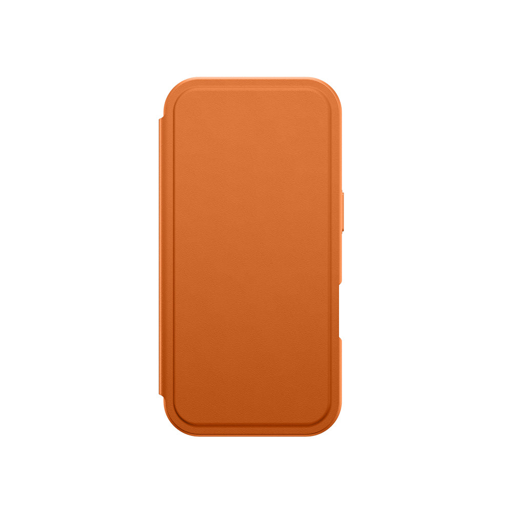 Apple iPhone 17 Pro Max PU Kartlıklı Kapaklı Amazingthing Glamour Foilo Serisi Kılıf Siyah
