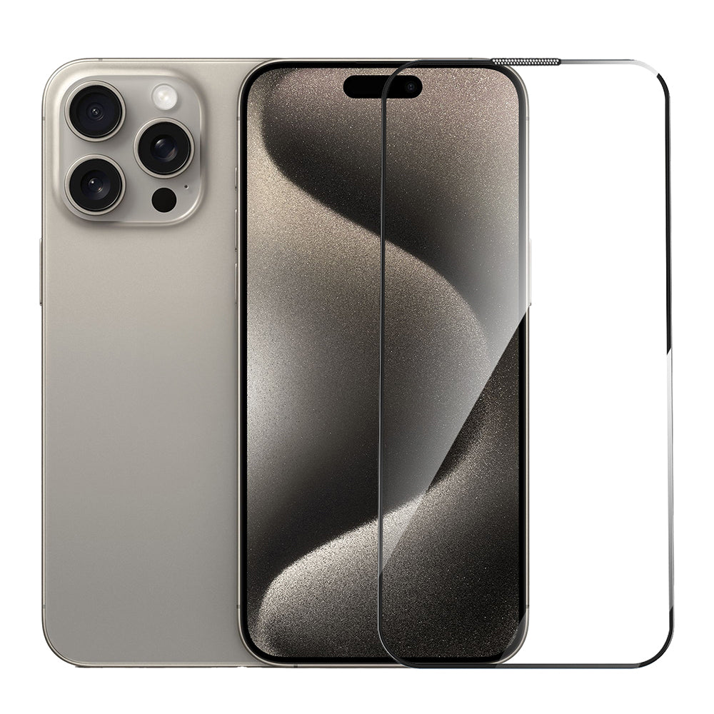 Apple iPhone 17 Pro Max Wiwu SQ-008 Oleofobik Easy Install Darbeye Karşı Dayanıklı Temperli Cam Ekran Koruyucu + Kolay Uygulama Aparatlı Şeffaf