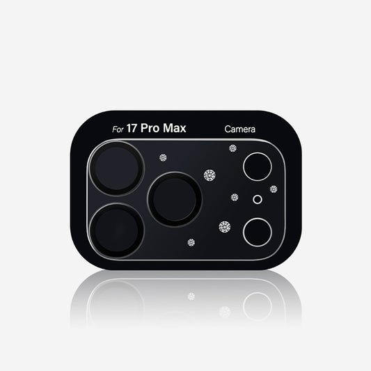 Apple iPhone 17 Pro Pynana Diamond Sky Serisi Taşlı Kamera Lens Koruyucu
