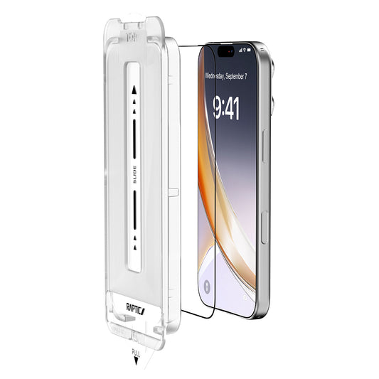 Apple iPhone 17 Pro Raptic Air Glass 2.5D Ekran Koruyucu 2 Adet + Kolay Uygulama Aparatlı