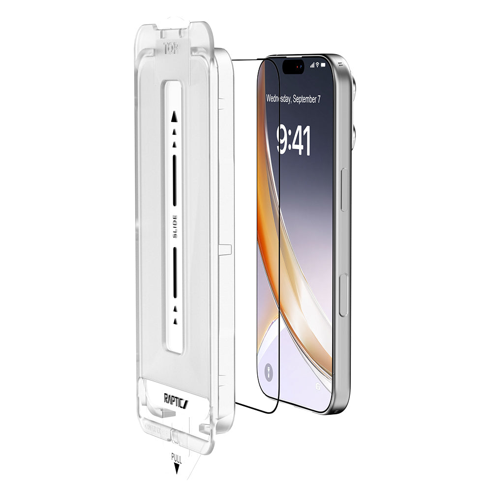 Apple iPhone 17 Raptic Air Glass 2.5D Ekran Koruyucu 2 Adet + Kolay Uygulama Aparatlı