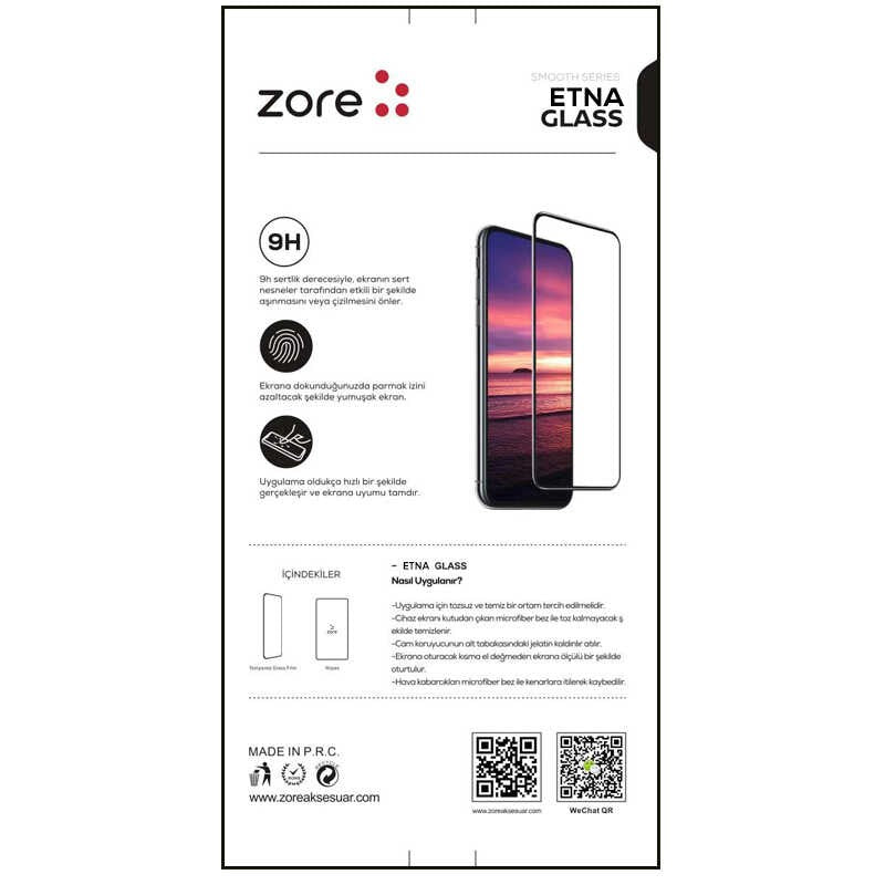 Apple iPhone 17E Zore Etnaa Cam Ekran Koruyucu