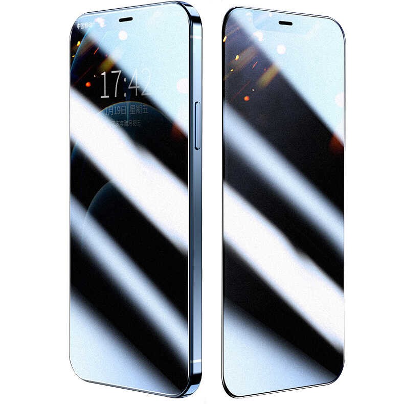 Apple iPhone 17E Zore Rika Premium Privacy Temperli Cam Ekran Koruyucu