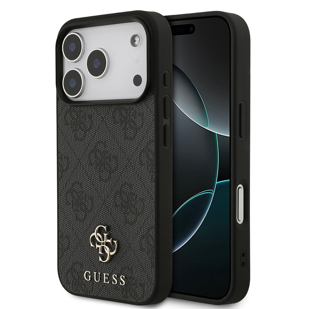 Apple iPhone 18 Pro Kılıf Guess Orjinal Lisanslı M-safe Şarj Özellikli Small 4G Classic Kapak