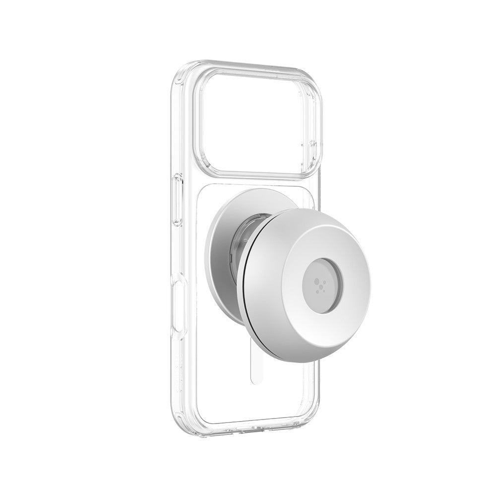 Apple iPhone 18 Pro Kılıf M-safe Özellikli AmazingThing Minimal Serisi Type-C Kulaklık ve Standlı Set
