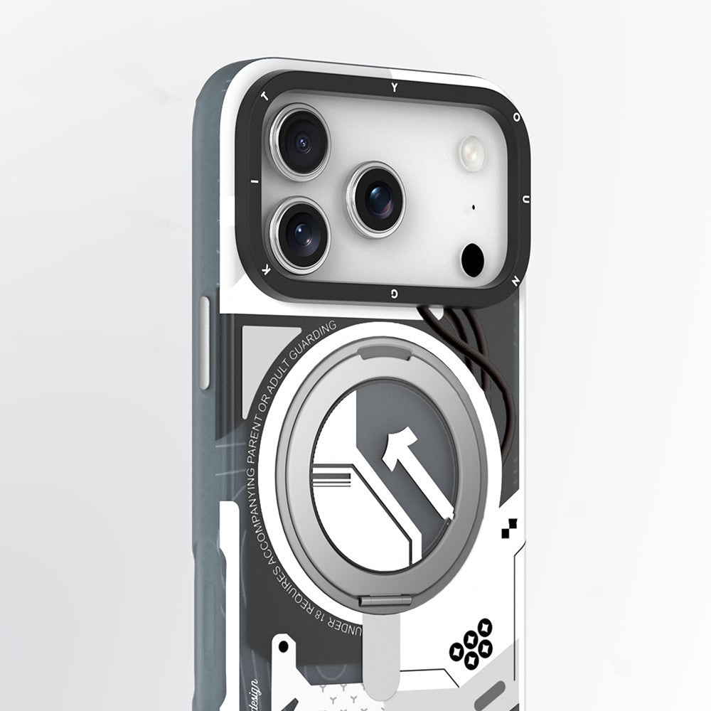 Apple iPhone 18 Pro Kılıf M-safe Şarj Özellikli Youngkit Starship Serisi Kapak
