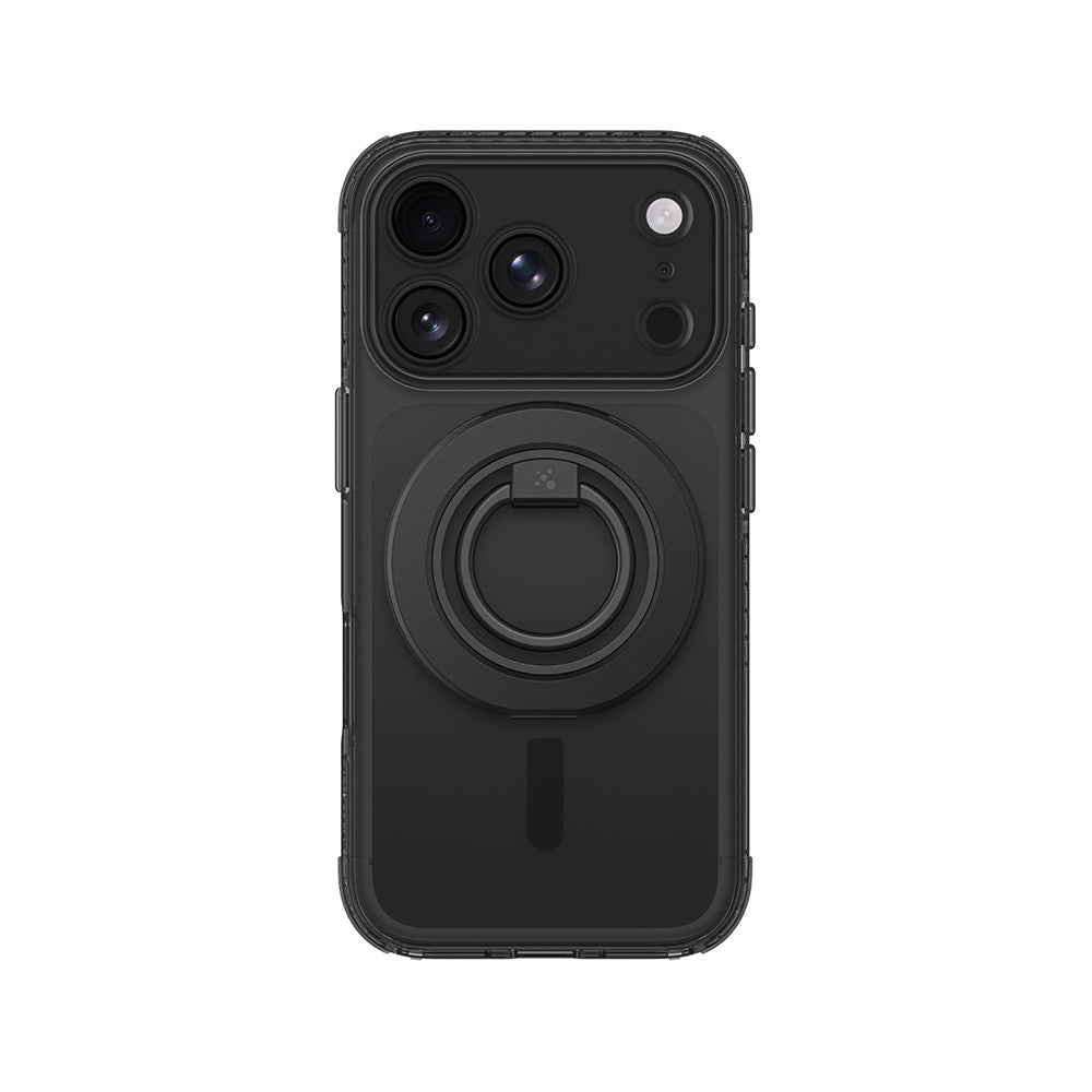 Apple iPhone 18 Pro Kılıf M-safe Şarj Özellikli Yüzük Standlı Amazingthing Titan Pro Grip Ring Serisi Kapak