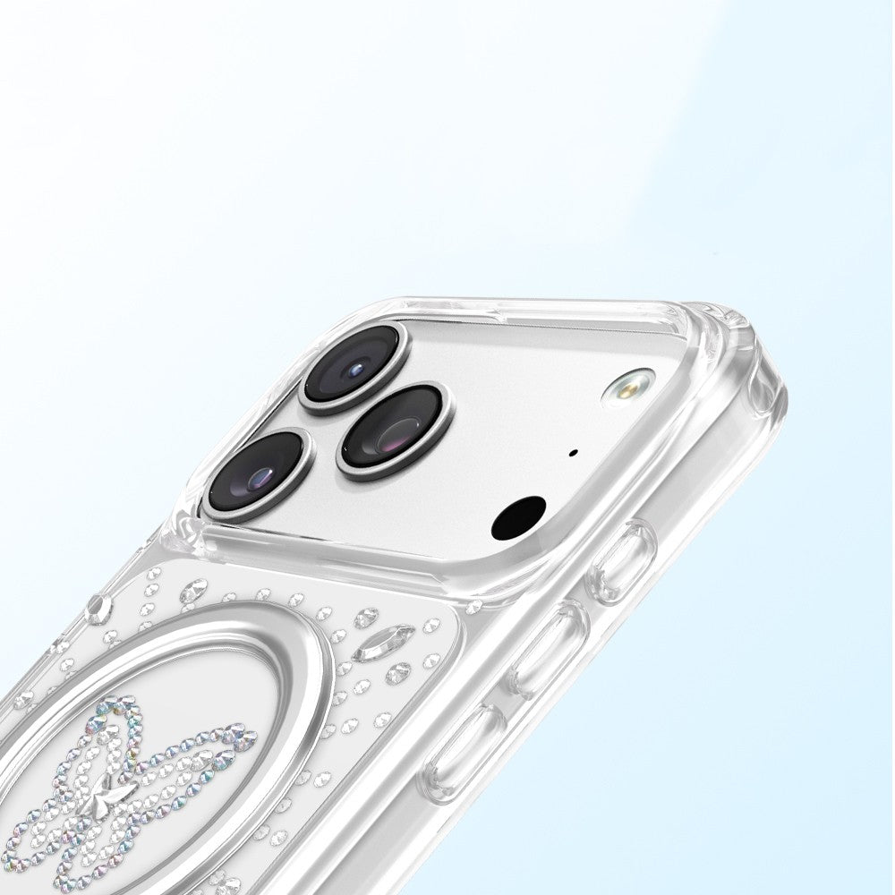 Apple iPhone 18 Pro Kılıf M-Safe Şarj Özellikli Zore Paris Mova Sert PC Kapak