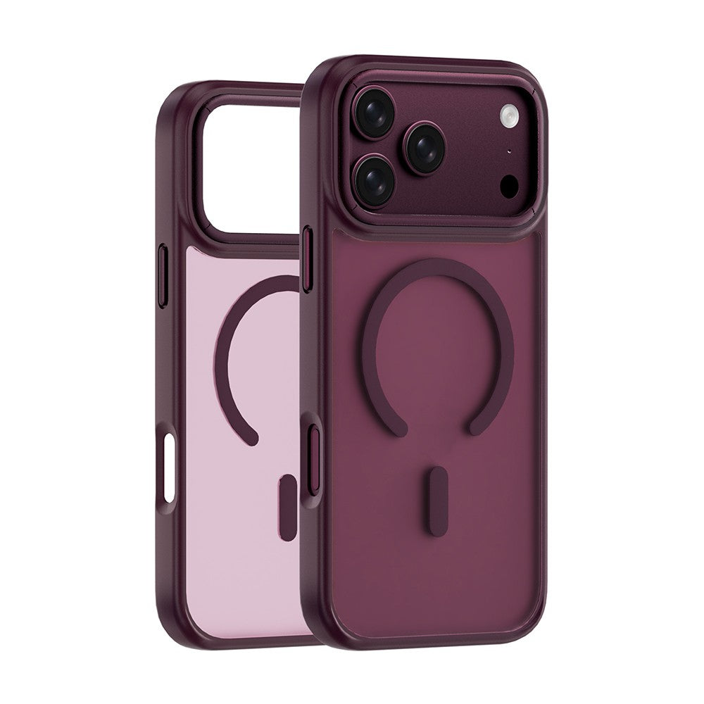 Apple iPhone 18 Pro Kılıf Wiwu FGG-012 ArmorPro Serisi M-safe Şarj Özellikli Parmak İzi Bırakmayan Kılıf