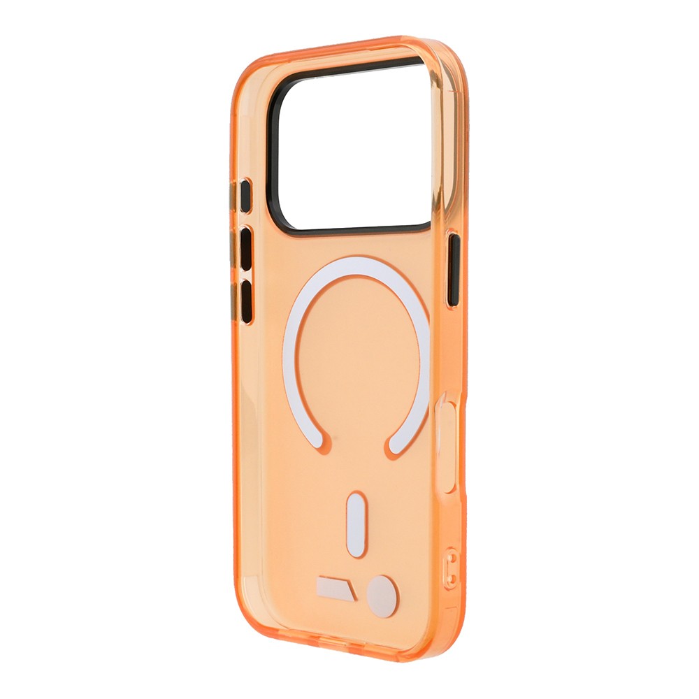Apple iPhone 18 Pro Max Kılıf BMW Orjinal Lisanslı M-safe Şarj Özellikli Metal Buton Tasarımlı Buzlu IML Baskılı Kapak