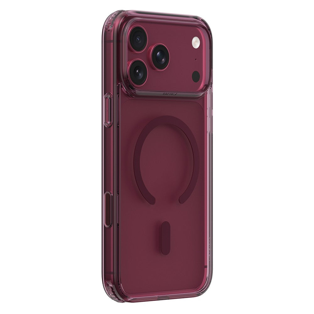 Apple iPhone 18 Pro Max Kılıf M-Safe Şarj Özellikli Raptic Air Clear Serisi Airbagli Kapak