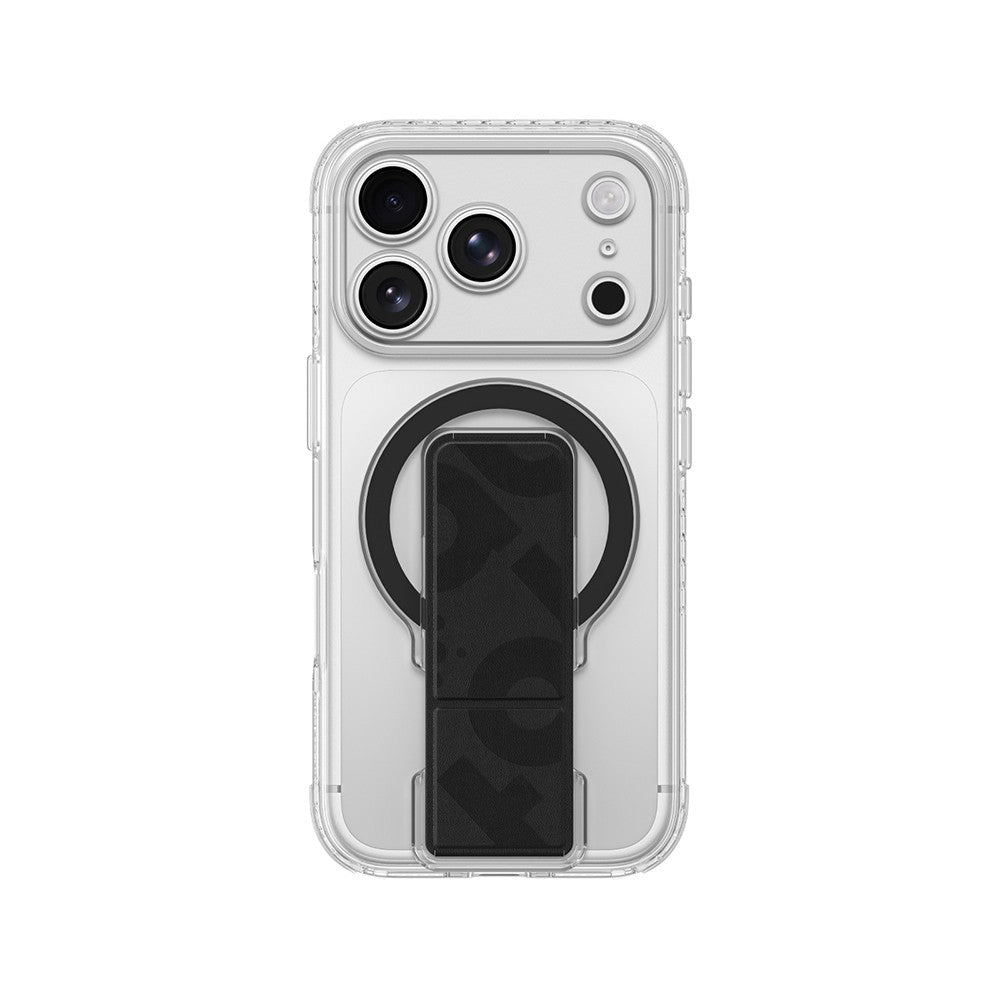 Apple iPhone 18 Pro Max Kılıf M-safe Şarj Özellikli Standlı Amazingthing Titan Pro Grip Stand Serisi Kapak