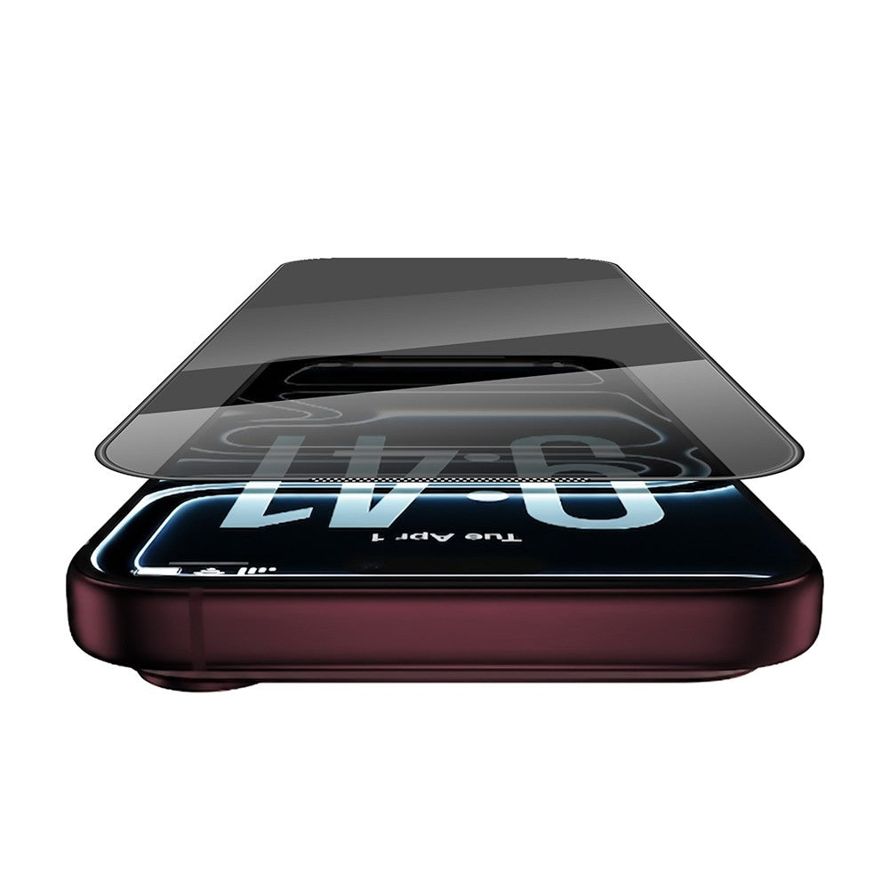 Apple iPhone 18 Pro Wiwu GT-015 Özellikli Çok Katmanlı Temperli iPrivacy Cam Ekran Koruyucu 10'lu Paket