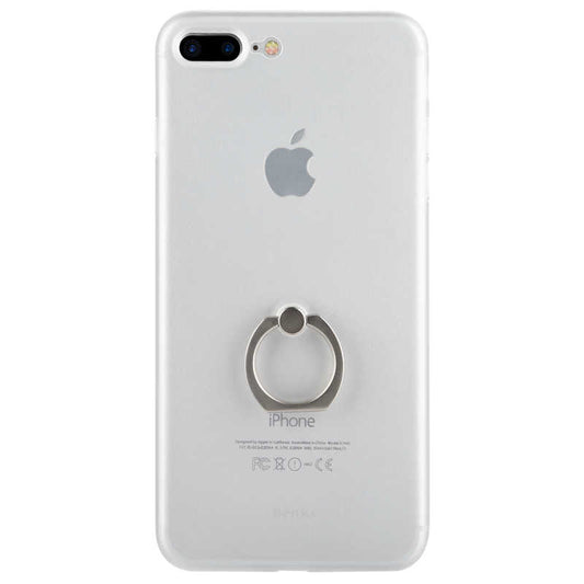 Apple iPhone 7 Plus Kılıf Benks Lollipop With Ring Kapak Siyah