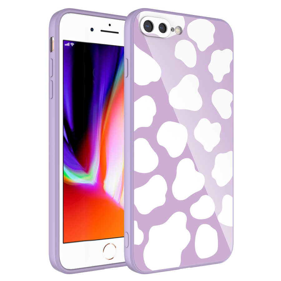 Apple iPhone 7 Plus Kılıf Kamera Korumalı Desenli Sert Silikon Zore Epoksi Kapak