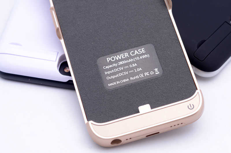 Apple iPhone 7 Plus Şarjlı Kılıf Harici Batarya Gold