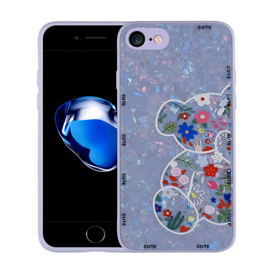 Apple iPhone 8 Kılıf Desenli Sert Silikon Zore Mumila Kapak