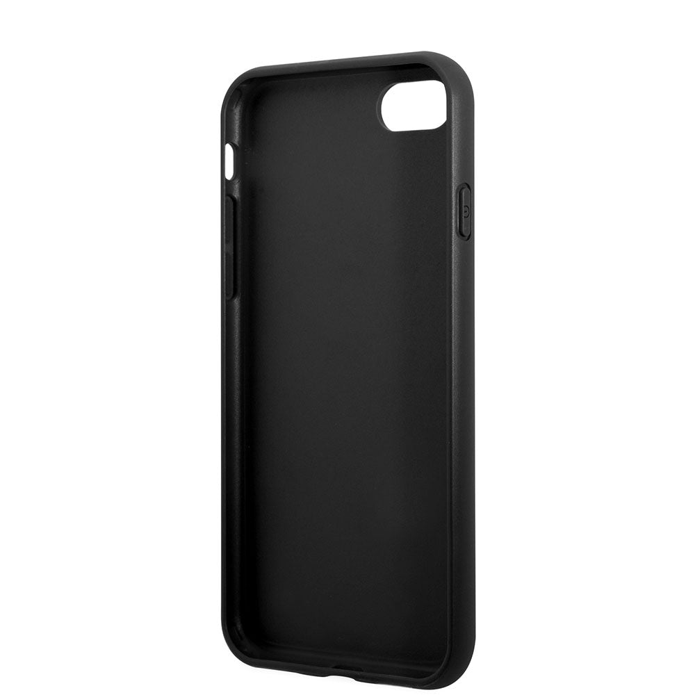 Apple iPhone 8 Kılıf GUESS Çift Kart Bölmeli Kapak Kahverengi