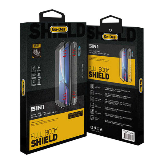 Apple iPhone 8 Go Des 5 in 1 Full Body Shield Siyah
