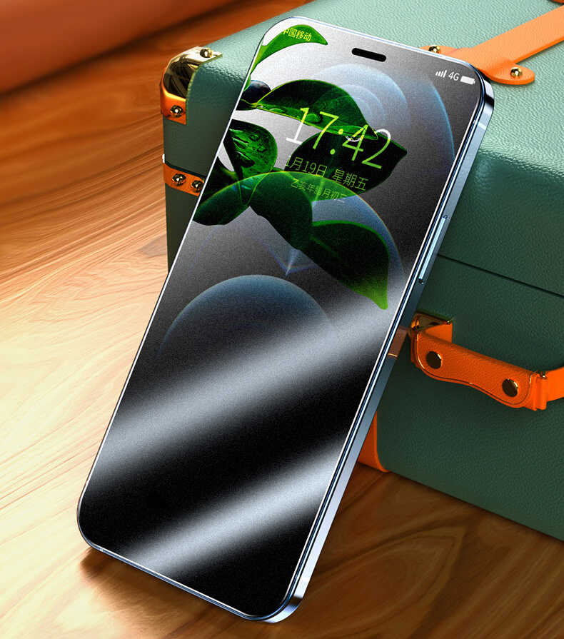 Apple iPhone 8 Plus Zore Rika Premium Privacy Temperli Cam Ekran Koruyucu Siyah