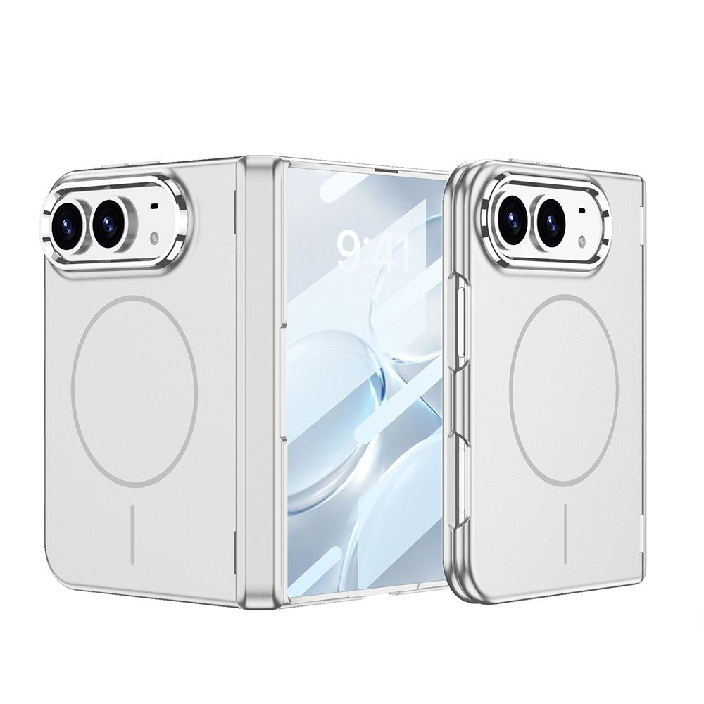 Apple iPhone Duo Kılıf M-safe Şarj Özellikli Zore Kıpta KPT-14 Sert PC Kapak