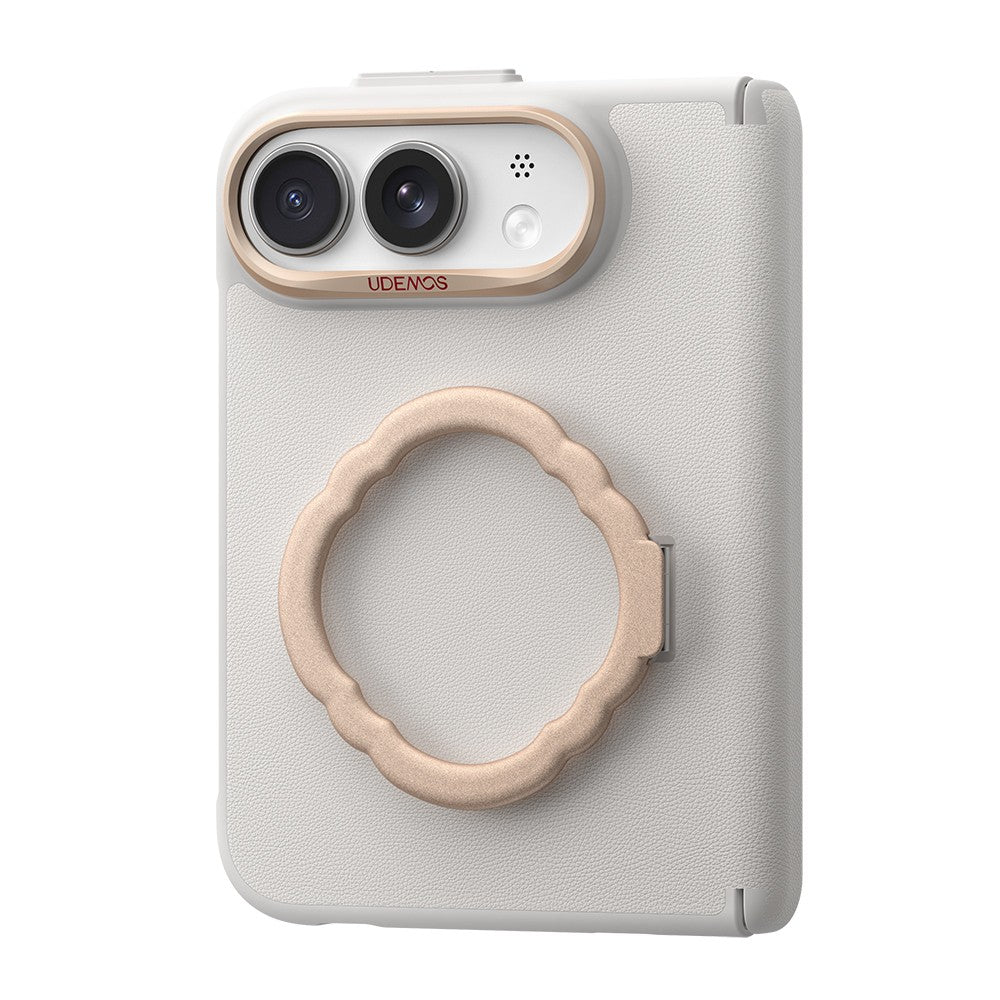 Apple iPhone Duo Kılıf Standlı Udemos Grace Serisi Kapak