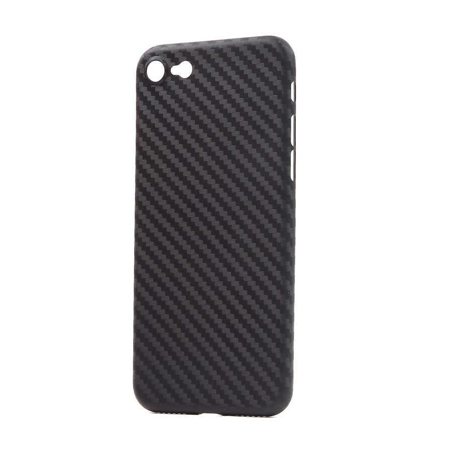 Apple iPhone SE 2020 Kılıf Wiwu Skin Carbon PP Kapak Siyah