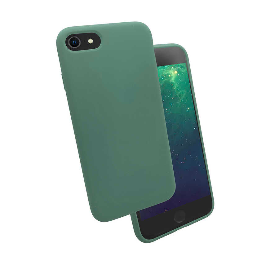 Apple iPhone SE 2022 Kılıf Zore Silk Silikon