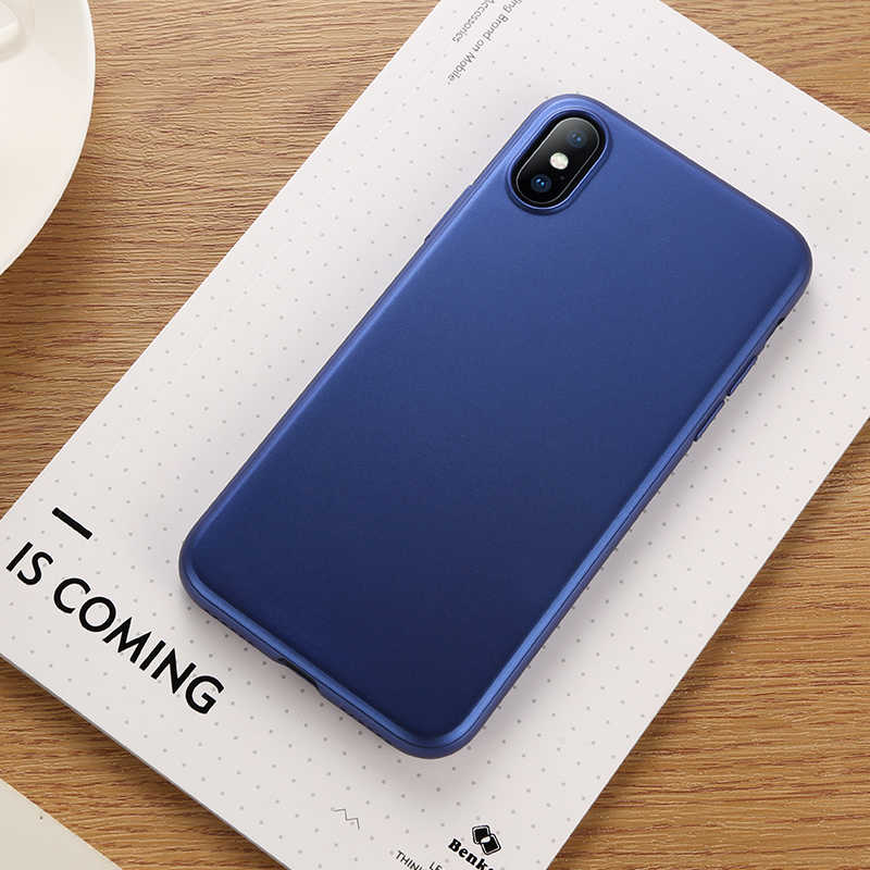 Apple iPhone X Kılıf Benks Comfort Tpu Kapak Mavi