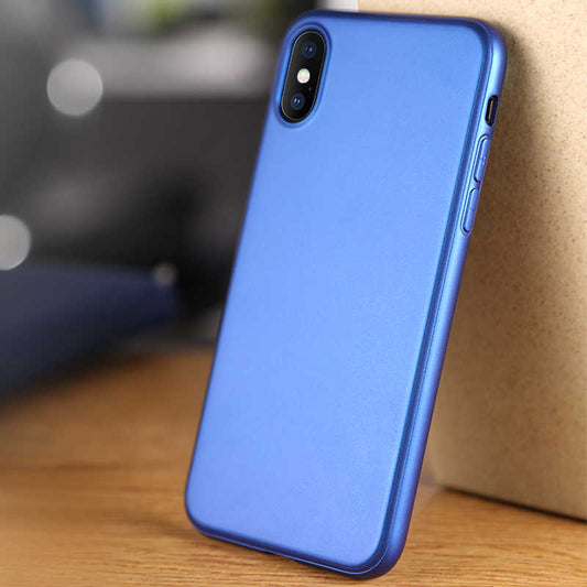 Apple iPhone X Kılıf Benks Comfort Tpu Kapak Mavi