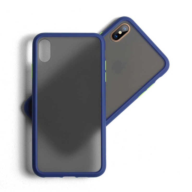 Apple iPhone X Kılıf Benks Magic Smooth Drop Resistance Kapak Mavi