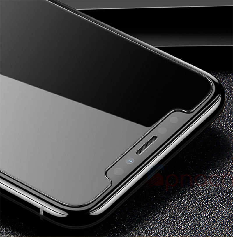 Apple iPhone X Zore Rika Premium Privacy Temperli Cam Ekran Koruyucu Siyah