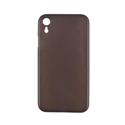 Apple iPhone XR 6.1 Kılıf Wiwu Skin Nano PP Kapak Transparan Siyah