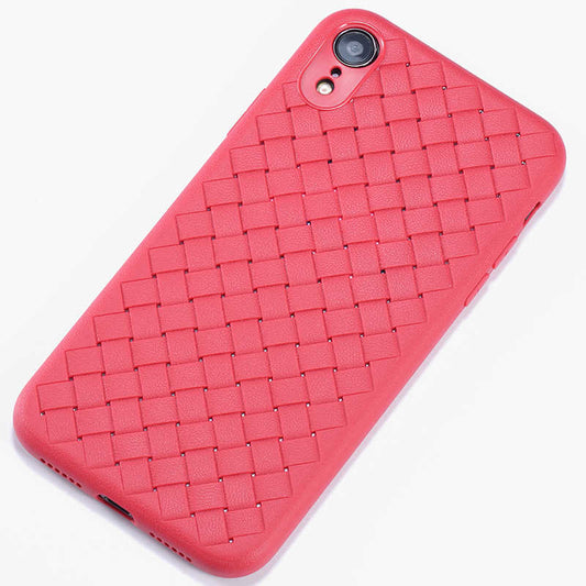 Apple iPhone XR Kılıf Benks Weavelt Tpu Protective Kapak Kırmızı