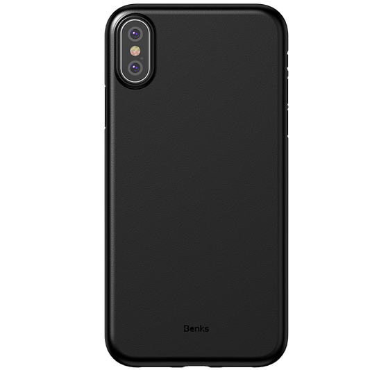 Apple iPhone XS 5.8 Kılıf Benks Lollipop Protective Kapak Transparan Beyaz
