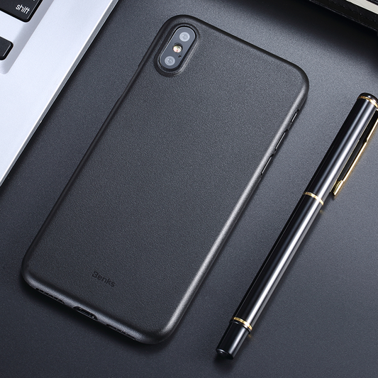 Apple iPhone XS 5.8 Kılıf Benks Lollipop Protective Kapak Siyah