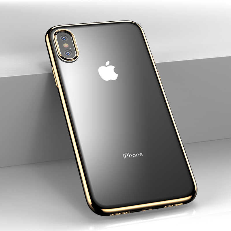 Apple iPhone XS Max 6.5 Benks Magic Glitz Ultra-Thin Transparent Protective Soft Kapak Siyah