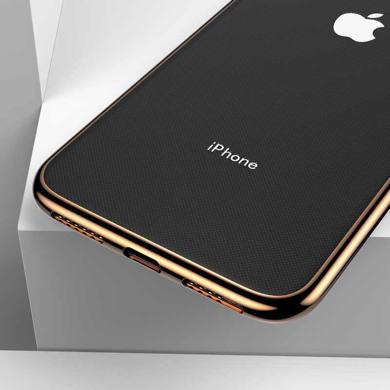 Apple iPhone XS Max 6.5 Benks Magic Glitz Ultra-Thin Transparent Protective Soft Kapak Siyah
