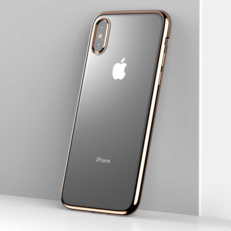 Apple iPhone XS Max 6.5 Benks Magic Glitz Ultra-Thin Transparent Protective Soft Kapak Siyah
