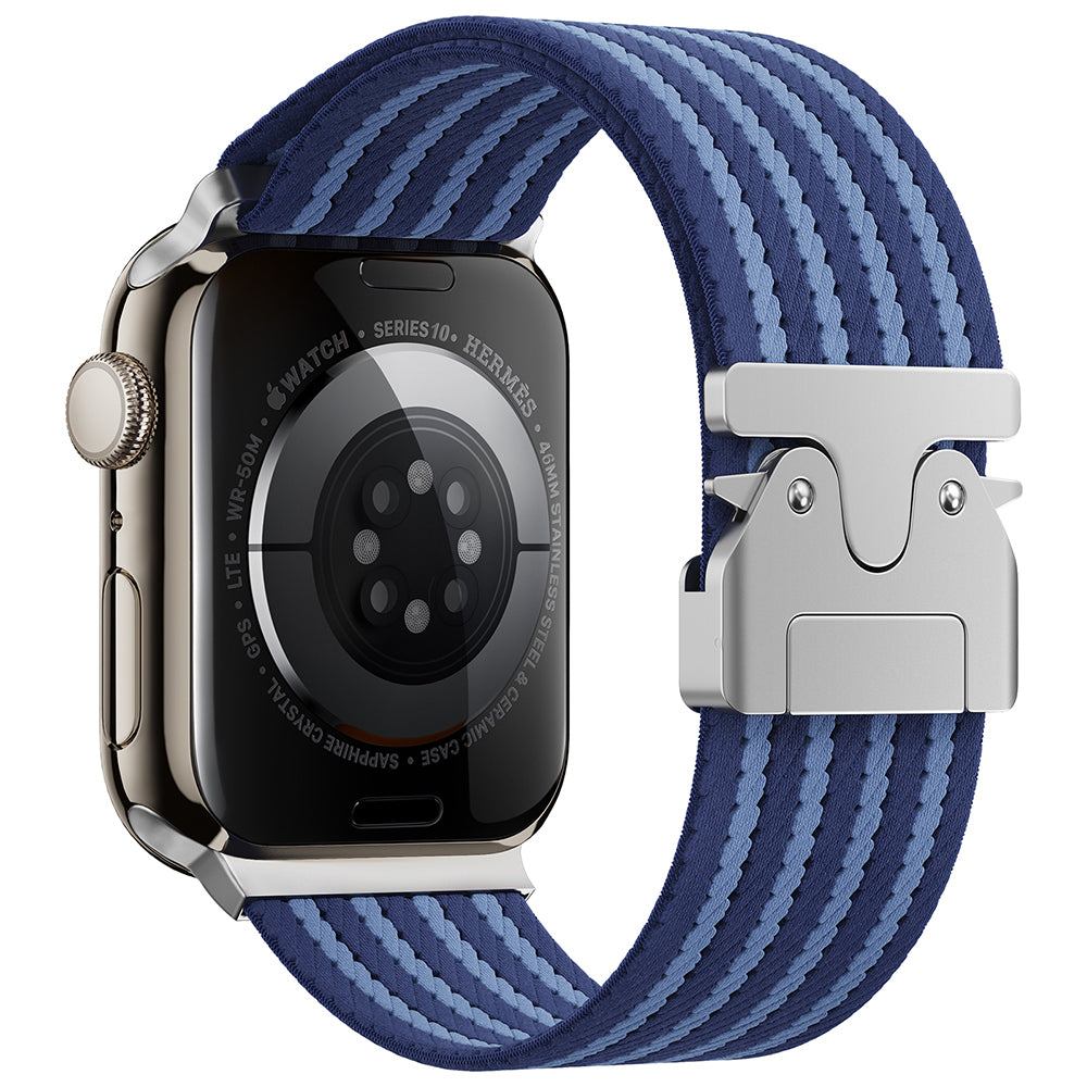 Apple Watch 10 46mm Zore KRD-133 Naylon Kumaş Hasır Örgülü Kordon