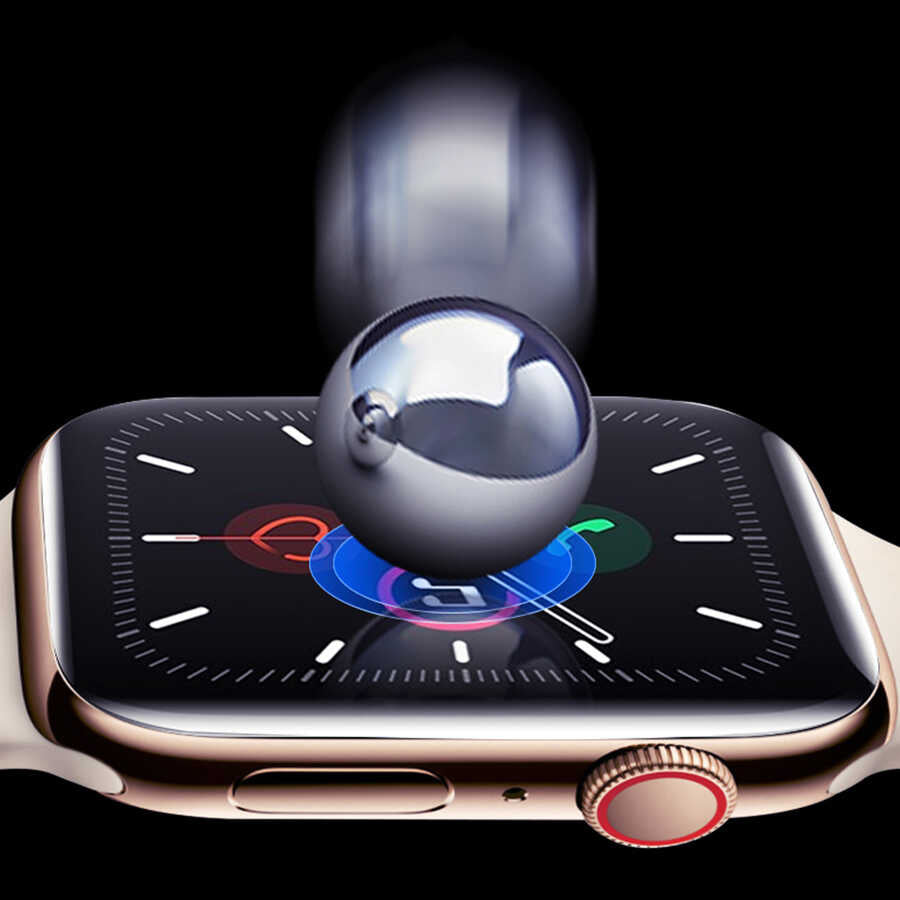 Apple Watch 38mm Wiwu iVista Watch Ekran Koruyucu Siyah