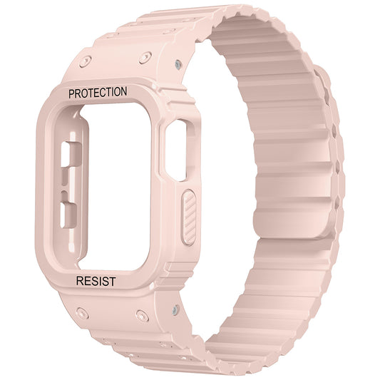 Apple Watch 38mm Zore KRD-142 Airbag Tasarımlı Kasa Koruyuculu Silikon Kordon