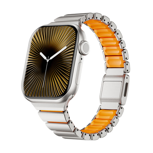 Apple Watch 40mm Zore KRD-149 Metal Silikon Kordon