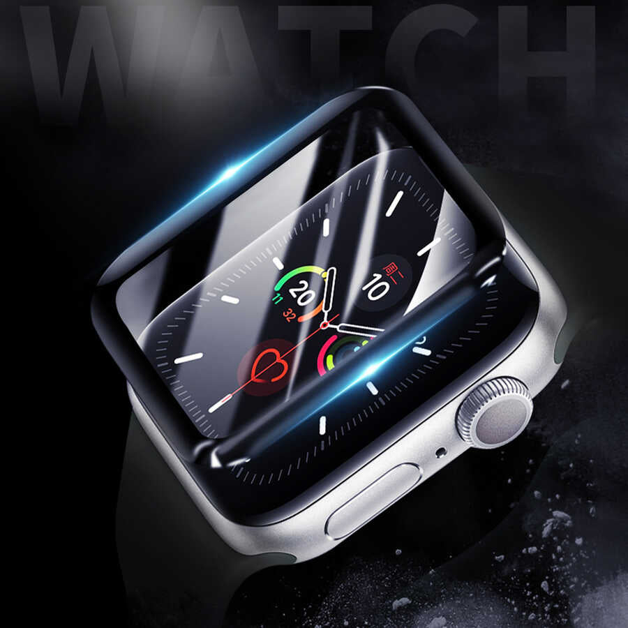 Apple Watch 42mm Wiwu iVista Watch Ekran Koruyucu Siyah