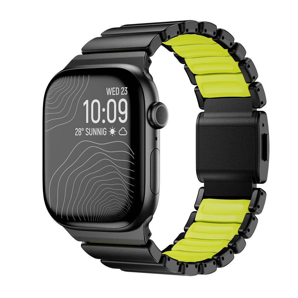 Apple Watch 42mm Zore KRD-149 Metal Silikon Kordon