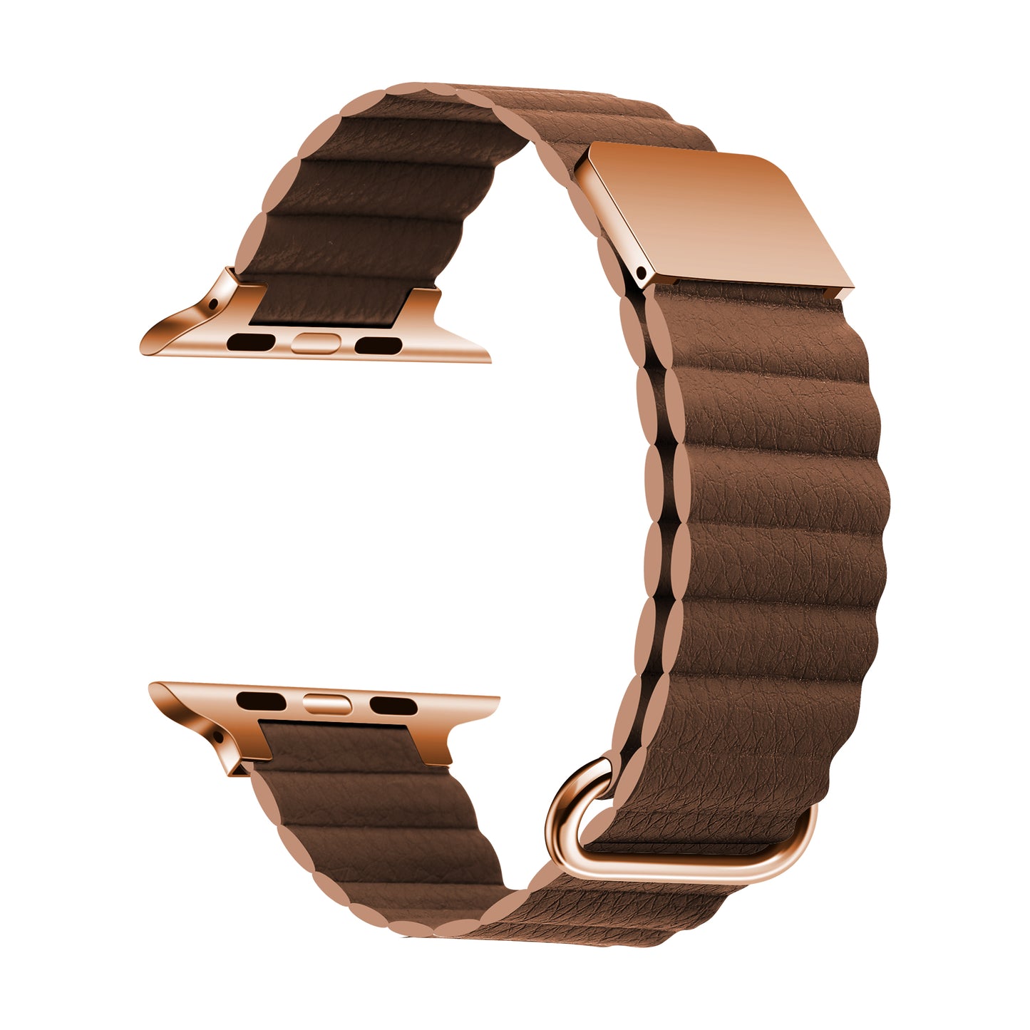 Apple Watch 44mm KRD-78 PU Deri Kordon Strap Kayış