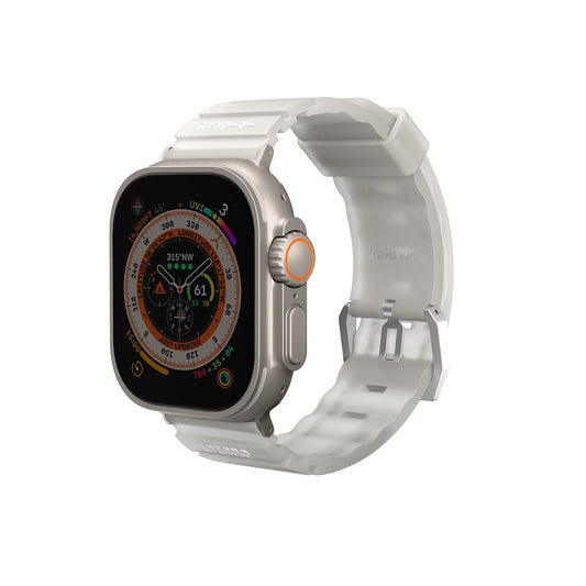 Apple Watch 44mm SkinArma New Shokku Silikon Kordon Beyaz