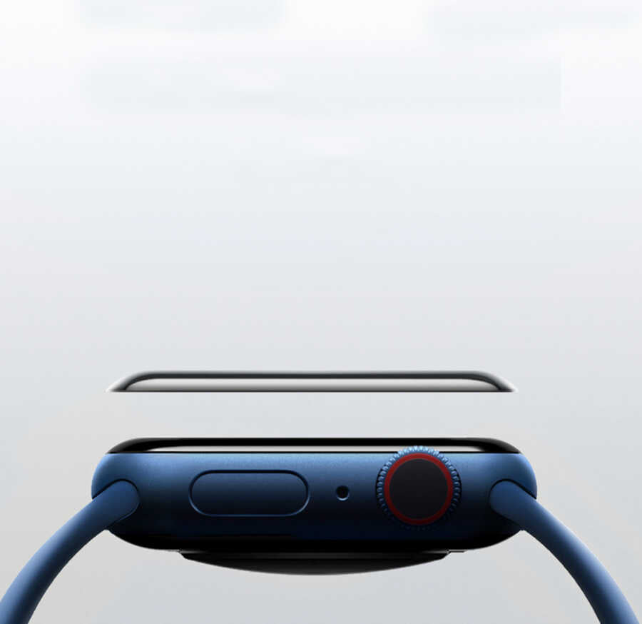 Apple Watch 44mm Wiwu iVista Watch Ekran Koruyucu Siyah